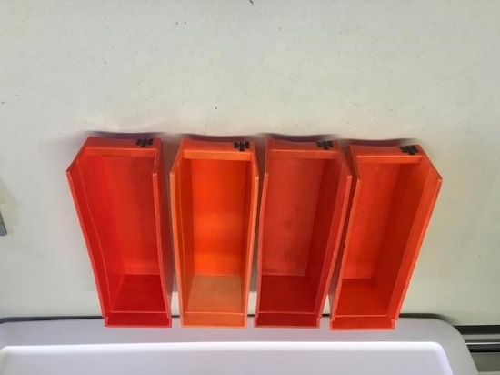 (4) IH PARTS BINS