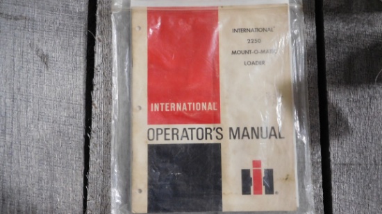 INT 2250 MOUNT-O-MATIC LOADER MANUAL