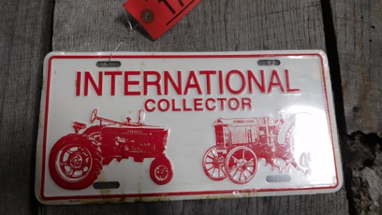 IH LICENSE PLATE
