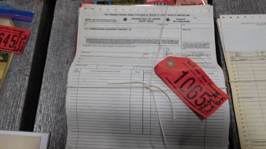 10 - STRAIGHT BILL OF LADING SHORT FORM