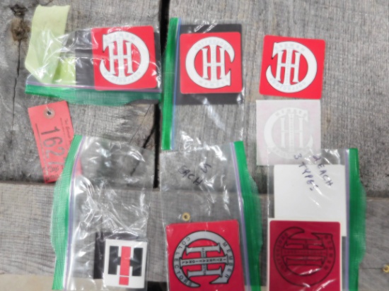 (5) BAGS OF IH DECALS & MAGNETS
