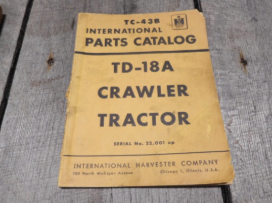 TC43B - TD18A CRAWLER PARTS CATALOG