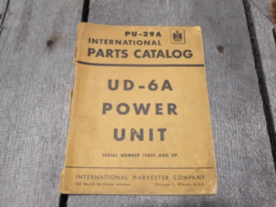 PU-29A - UD-6A POWER UNIT PARTS CATALOG