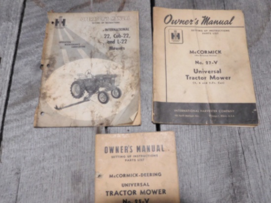 25-V TRACTOR MOWER OWNERS MANUAL
