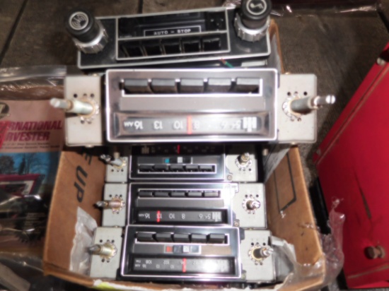 BOX OF RADIOS