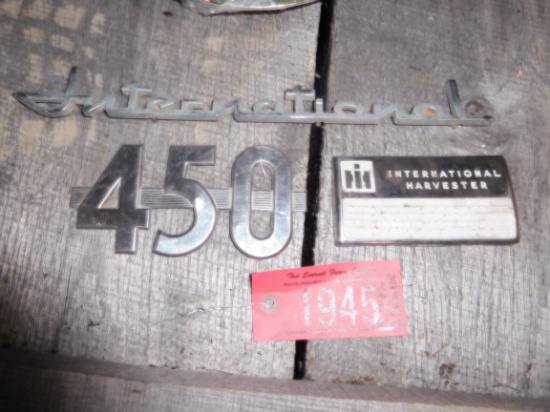 (3) METAL IH EMBLEMS
