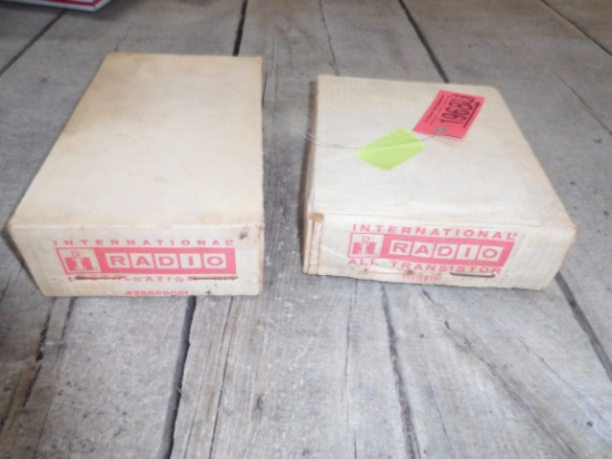 (2) BOXED RADIOS