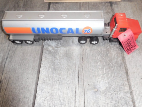 ORANGE & SILVER UNOCAL SEMI - TOY