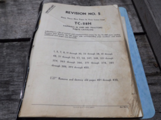 TC28H -  M & MD PARTS CATALOG
