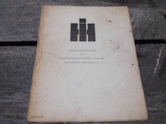 IH RADIO MANUAL