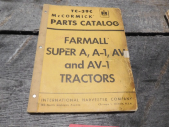 TC39C - SUPER A, A1, AV PARTS CATALOG