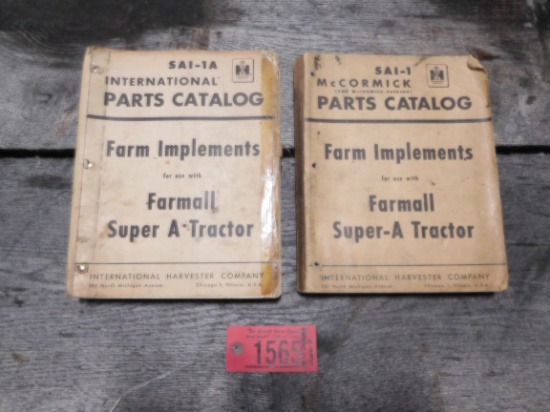 SAI-1 IMPLEMENTS SUPER A PARTS CATALOG