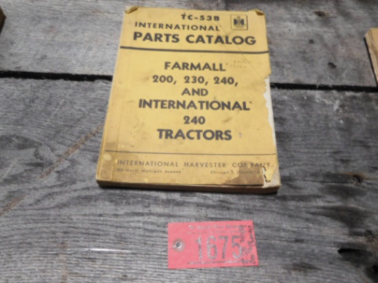 TC53B - 200, 230 & 240 PARTS CATALOG