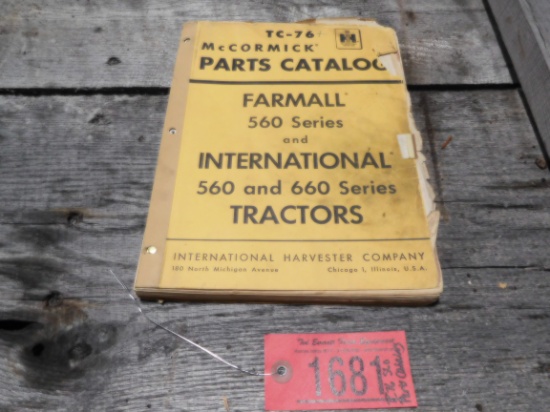 TC76 - 560 PARTS CATALOG