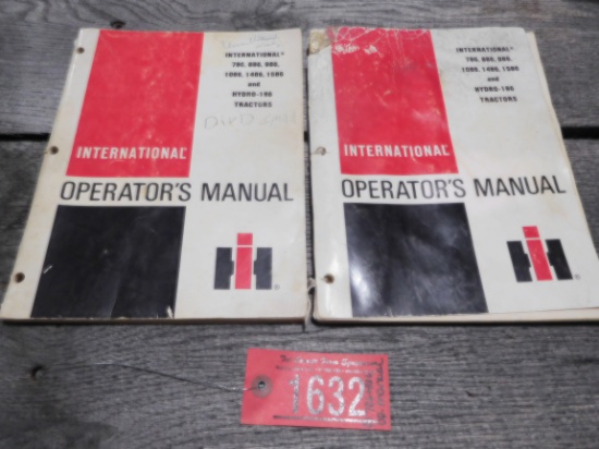 (2) 786 & 886 OPERATOR MANUAL