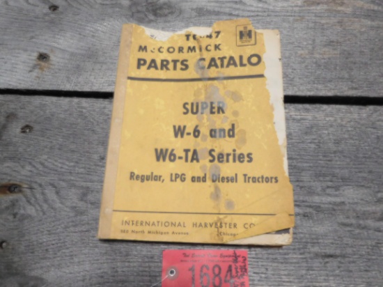 TC47 - SUPER W6 & W6TA PARTS CATALOG