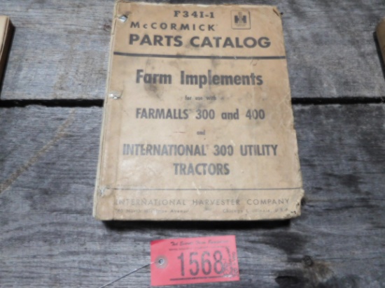 F341-1 IMPLEMENTS 300 & 400 PARTS CATALOG