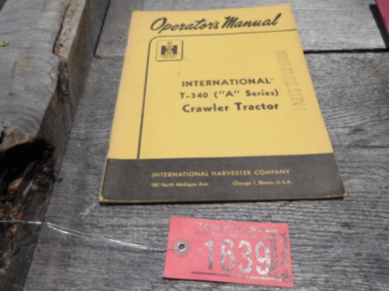 T-340 CRAWLER OPERATOR MANUAL