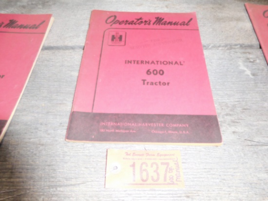 600 OPERATOR MANUAL