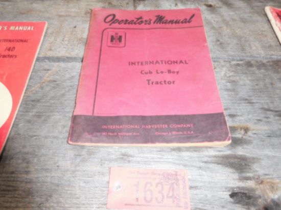 CUB LOBOY OPERATOR MANUAL