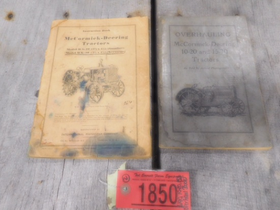 W40, 10-20 & 15-30 OVERHAUL BOOKS