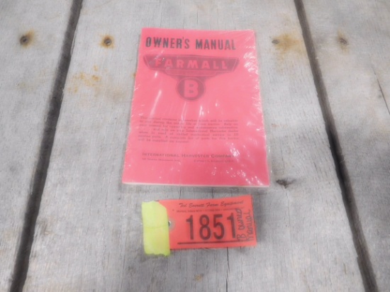 B OWNERS MANUAL
