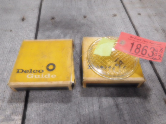 (2) DELCO LIGHT LENS