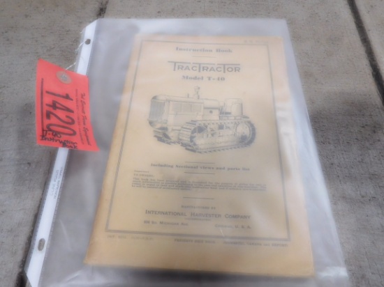 T-40 INSTRUCTION BOOK
