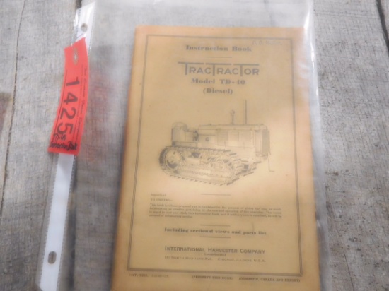 TD-40 INSTRUCTION BOOK