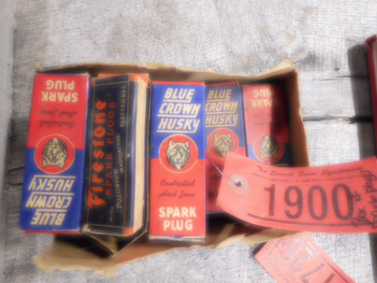 BOX OF SPARK PLUGS