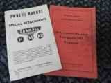 OWNERS MANUAL FARMALL H M MD & PARTS LIST FOR MD