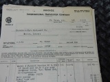 1941 IH INVOICES