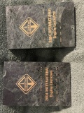 IH 2004 ENGINE LAUNCHES - MARBLE BOOK-ENDS