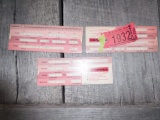 (3) IH FARMETRICS SLIDE SCALE