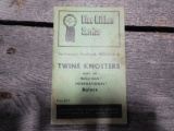 TWINE KNOTTERS HANDBOOK
