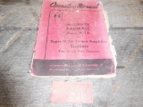 SUPER MTA REG & HIGH CLEAR OPERATOR MANUAL