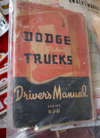 DODGE TRUCKS DEIVERS MANUAL, SERIES B-3-D