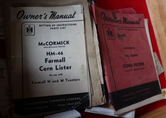 MCCORMICK CORN PICKER MANUALS