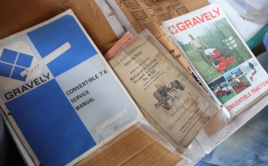MISC GRAVELY & FARMALL BOOKS