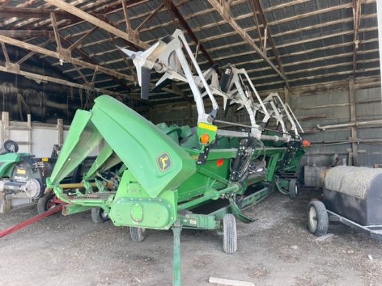 JD 1293 CORN HEAD W/ PATRIOT CORN REEL