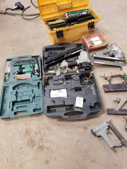 Assorted Pneumatic Nail Guns