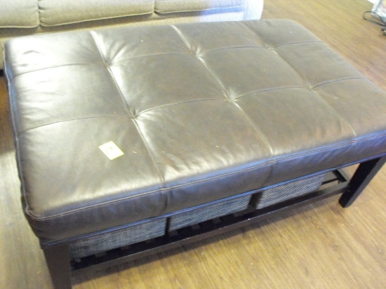 Padded Coffee Table/ Ottoman- Brown