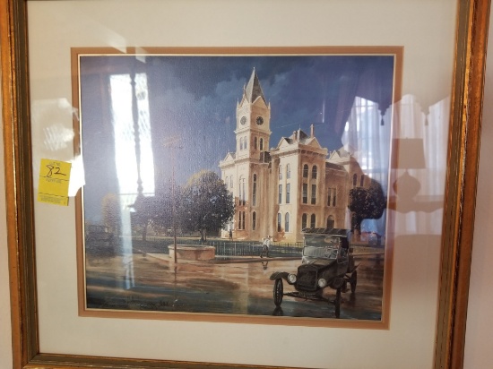 Courthouse Signed Print