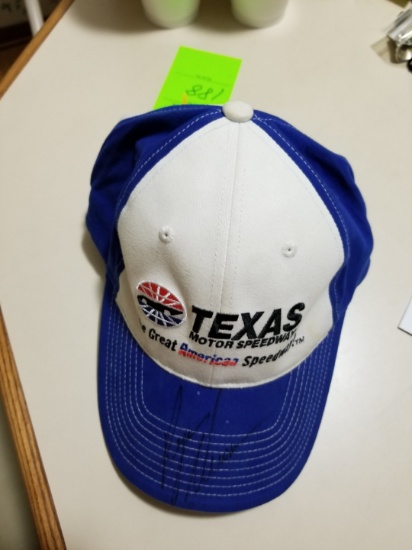Texas Motor Speedway Autographed Cap