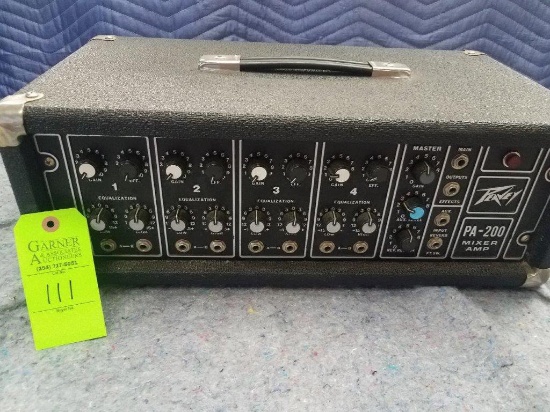 Peavey PA-200 Mixer Amp