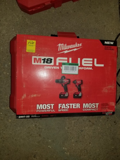 Milwaukee M18 Fuel With One Key 2 Tool Combo Kit