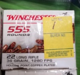 Winchester 555 Rounds 22 Long Rifle