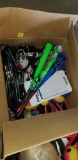 Box Of Misc. Baseball Items