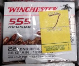 Winchester 555 Rounds 22 Long Rifle