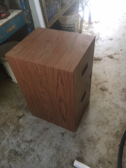 2-2 Drawer Metal Filing Cabinets (wood Grain Look)